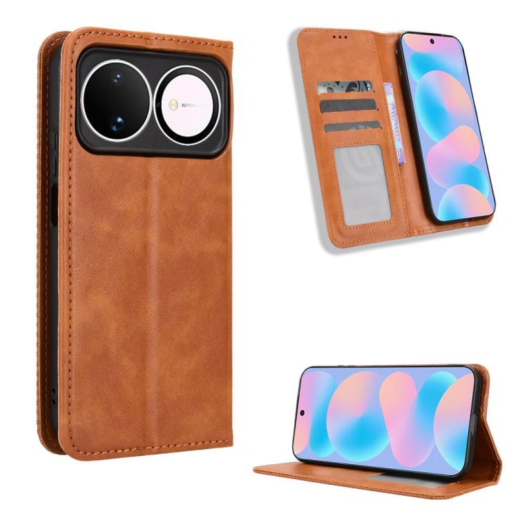 Magnetic Buckle Retro Texture Leather Phone Case, For Huawei nova Y74 4G / Enjoy 90 Plus 5G, For Huawei nova 16 Ultra / 16 Pro, For Huawei nova 16z 5G, For Huawei nova 16 5G, For Huawei Enjoy 90 Pro Max 5G / nova 15 Max, For Huawei Pura 90 Pro Max 5G  ...