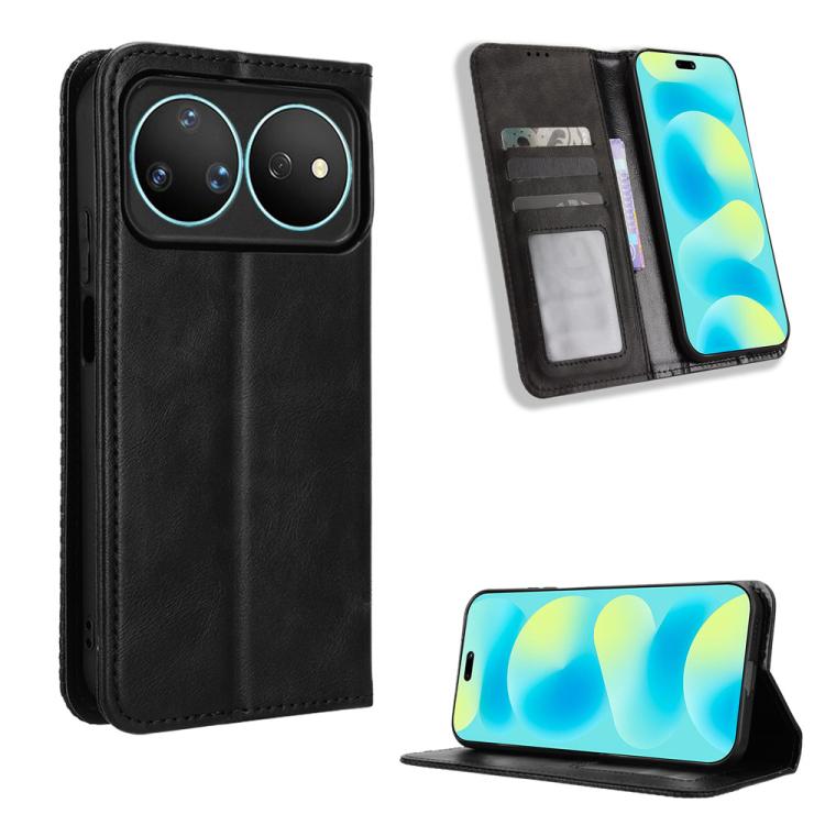 Magnetic Buckle Retro Texture Leather Phone Case, For Huawei nova Y74 4G / Enjoy 90 Plus 5G, For Huawei nova 16 Ultra / 16 Pro, For Huawei nova 16z 5G, For Huawei nova 16 5G, For Huawei Enjoy 90 Pro Max 5G / nova 15 Max, For Huawei Pura 90 Pro Max 5G  ...