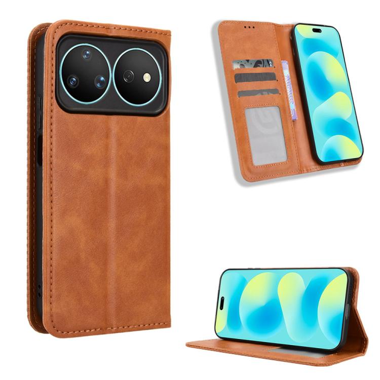 Magnetic Buckle Retro Texture Leather Phone Case, For Huawei nova Y74 4G / Enjoy 90 Plus 5G, For Huawei nova 16 Ultra / 16 Pro, For Huawei nova 16z 5G, For Huawei nova 16 5G, For Huawei Enjoy 90 Pro Max 5G / nova 15 Max, For Huawei Pura 90 Pro Max 5G  ...