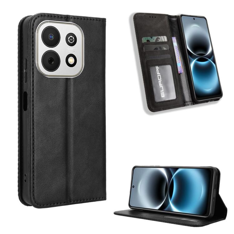Magnetic Buckle Retro Texture Leather Phone Case, For Huawei nova Y74 4G / Enjoy 90 Plus 5G, For Huawei nova 16 Ultra / 16 Pro, For Huawei nova 16z 5G, For Huawei nova 16 5G, For Huawei Enjoy 90 Pro Max 5G / nova 15 Max, For Huawei Pura 90 Pro Max 5G  ...