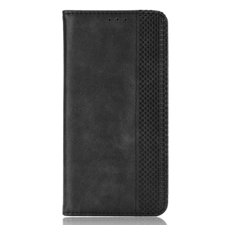 Magnetic Buckle Retro Texture Leather Phone Case, For Honor X50i