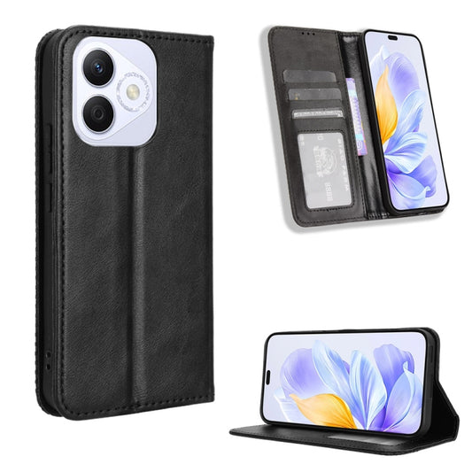 Magnetic Buckle Retro Texture Leather Phone Case, For Honor X60i 5G, For Honor Play 60 Plus, For Honor X6b 4G, For Honor 200 5G, For Honor 200 Pro 5G, For Honor 200 Lite Global, For Honor Magic6 Pro 5G, For Honor Magic6 5G, For Honor X8b 4G            ...