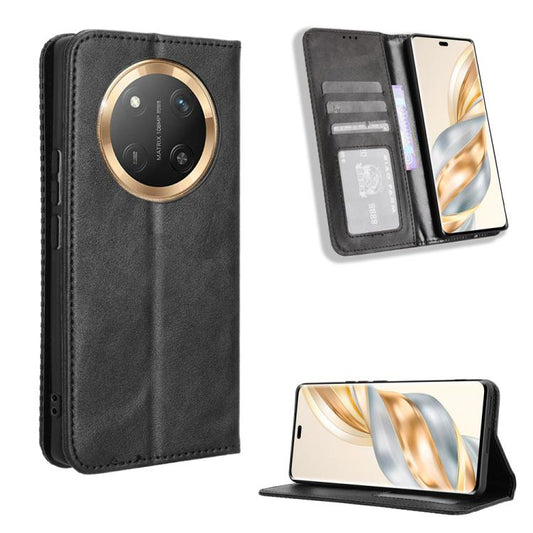 Magnetic Buckle Retro Texture Leather Phone Case, For Honor X60 Pro 5G / X9C 5G, For Honor Magic7 Pro, For Honor Magic7, For Honor X5b 4G, For Honor X60i 5G, For Honor Play 60 Plus, For Honor X6b 4G, For Honor 200 5G, For Honor 200 Pro 5G              ...