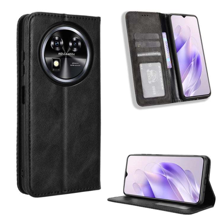 Magnetic Buckle Retro Texture Leather Phone Case, For Oukitel C53, For Oukitel C50, For Oukitel C37, For Oukitel C51, For Oukitel C38, For Oukitel C35 / C36, For Oukitel C33, For Oukitel C32