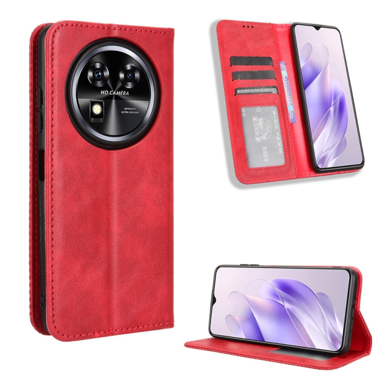 Magnetic Buckle Retro Texture Leather Phone Case, For Oukitel C53, For Oukitel C50, For Oukitel C37, For Oukitel C51, For Oukitel C38, For Oukitel C35 / C36, For Oukitel C33, For Oukitel C32