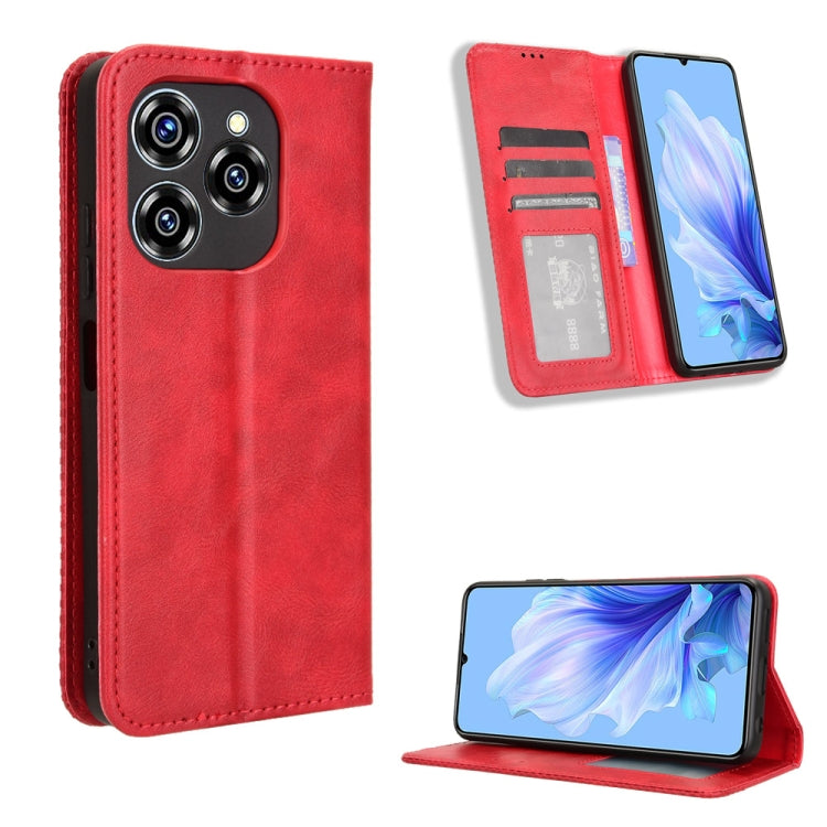 Magnetic Buckle Retro Texture Leather Phone Case, For Oukitel C53, For Oukitel C50, For Oukitel C37, For Oukitel C51, For Oukitel C38, For Oukitel C35 / C36, For Oukitel C33, For Oukitel C32