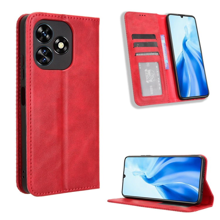 Magnetic Buckle Retro Texture Leather Phone Case, For Oukitel C53, For Oukitel C50, For Oukitel C37, For Oukitel C51, For Oukitel C38, For Oukitel C35 / C36, For Oukitel C33, For Oukitel C32