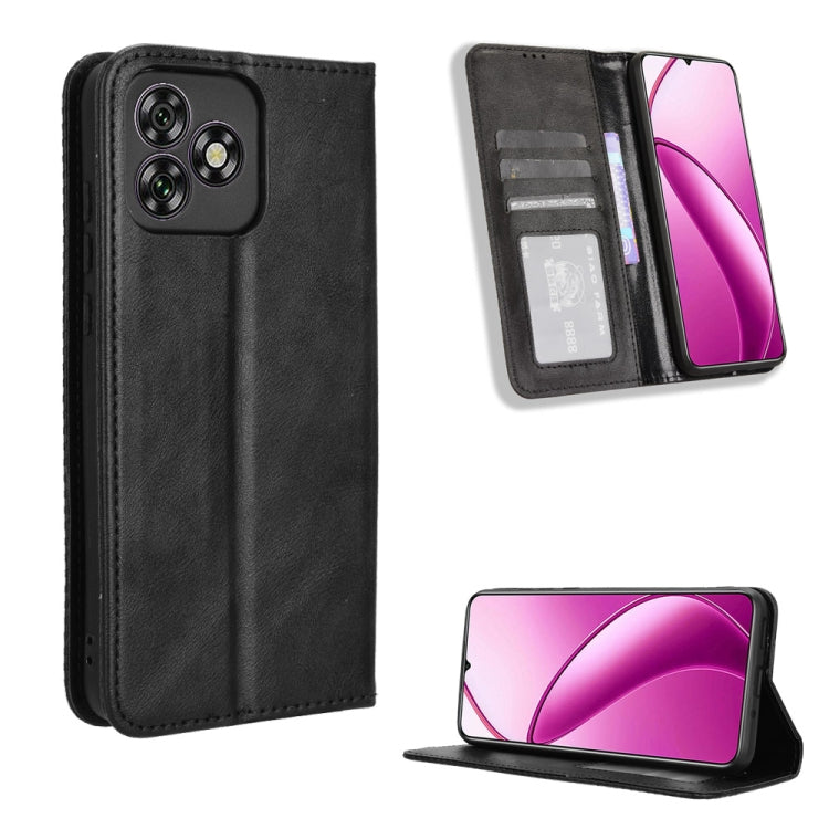 Magnetic Buckle Retro Texture Leather Phone Case, For Oukitel C53, For Oukitel C50, For Oukitel C37, For Oukitel C51, For Oukitel C38, For Oukitel C35 / C36, For Oukitel C33, For Oukitel C32