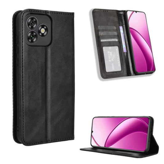 Magnetic Buckle Retro Texture Leather Phone Case, For Oukitel C53, For Oukitel C50, For Oukitel C37, For Oukitel C51, For Oukitel C38, For Oukitel C35 / C36, For Oukitel C33, For Oukitel C32