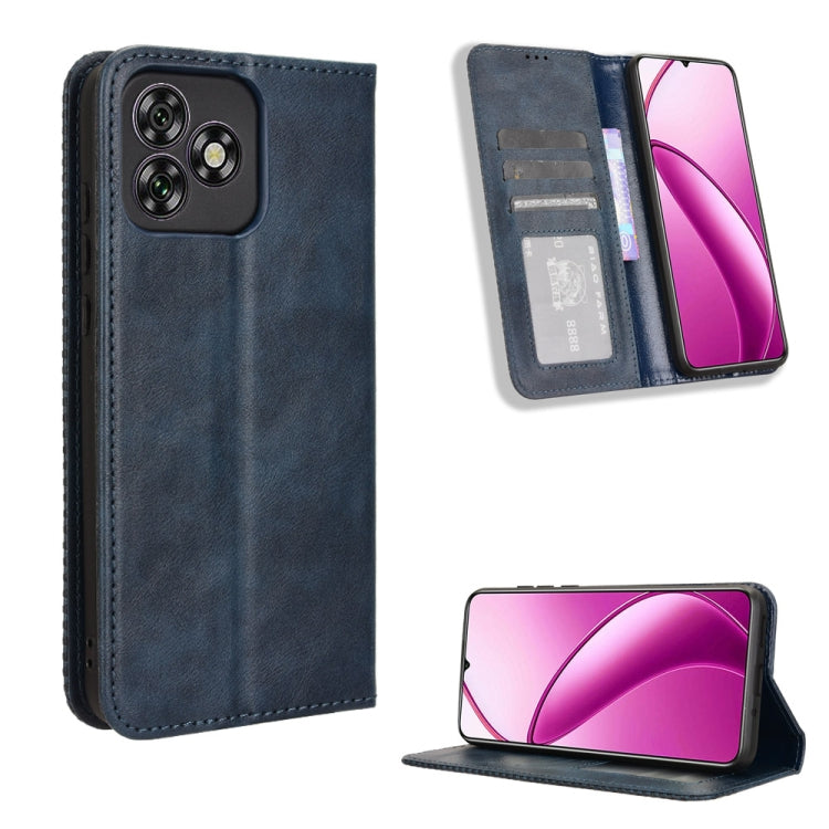 Magnetic Buckle Retro Texture Leather Phone Case, For Oukitel C53, For Oukitel C50, For Oukitel C37, For Oukitel C51, For Oukitel C38, For Oukitel C35 / C36, For Oukitel C33, For Oukitel C32