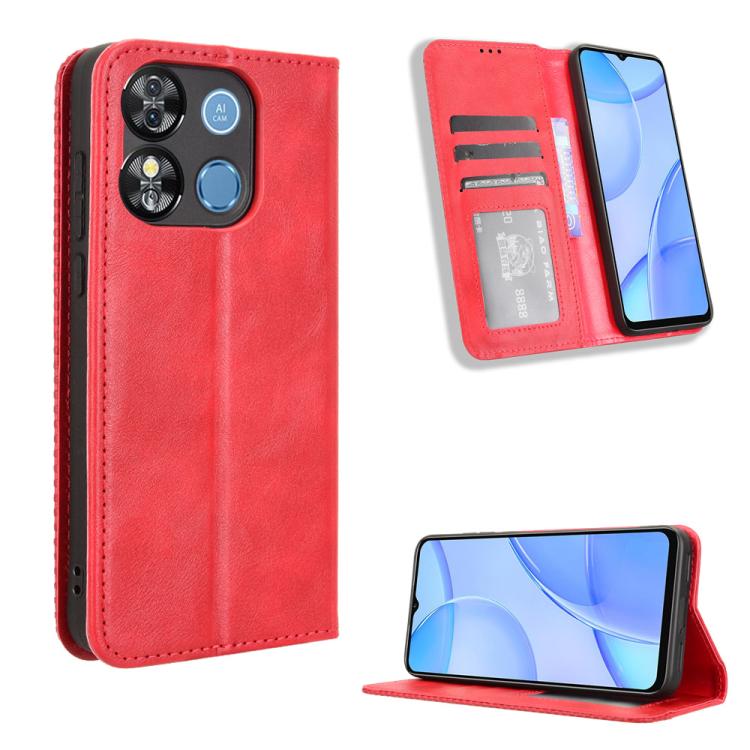Magnetic Buckle Retro Texture Leather Phone Case, For Oukitel C17 4G 2026, For Oukitel C26, For Oukitel C68, For Oukitel C62 / C62 Pro, For Oukitel C69, For Oukitel C59 / C59 Pro, For Oukitel C1 / C1 Pro, For Oukitel C60 / C60 Pro                      ...