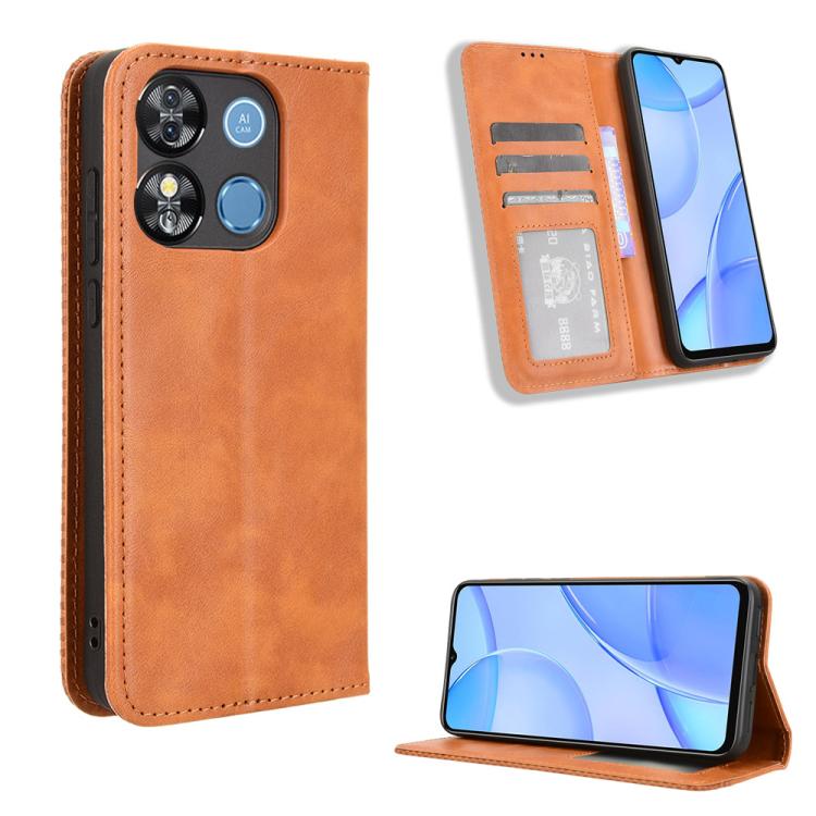 Magnetic Buckle Retro Texture Leather Phone Case, For Oukitel C17 4G 2026, For Oukitel C26, For Oukitel C68, For Oukitel C62 / C62 Pro, For Oukitel C69, For Oukitel C59 / C59 Pro, For Oukitel C1 / C1 Pro, For Oukitel C60 / C60 Pro                      ...