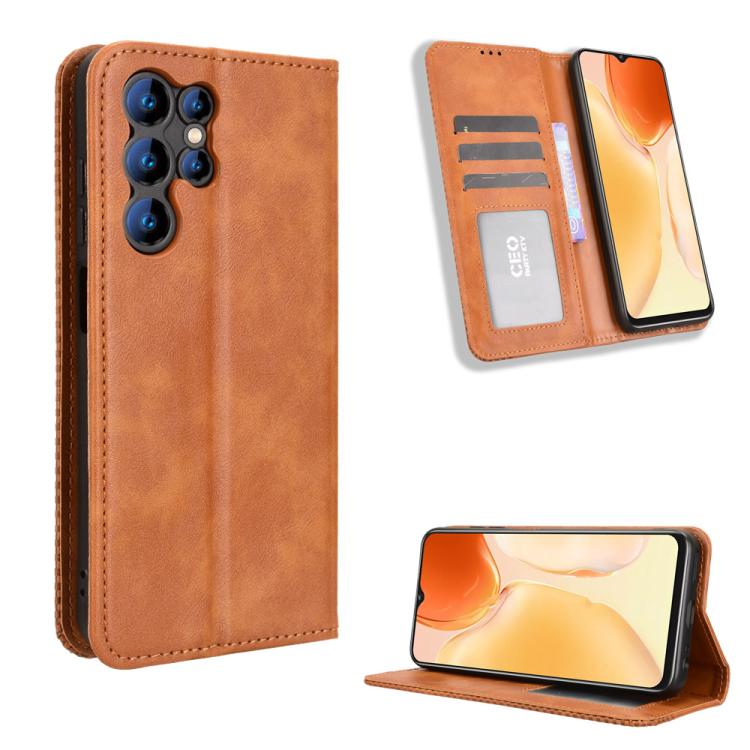 Magnetic Buckle Retro Texture Leather Phone Case, For Oukitel C17 4G 2026, For Oukitel C26, For Oukitel C68, For Oukitel C62 / C62 Pro, For Oukitel C69, For Oukitel C59 / C59 Pro, For Oukitel C1 / C1 Pro, For Oukitel C60 / C60 Pro                      ...