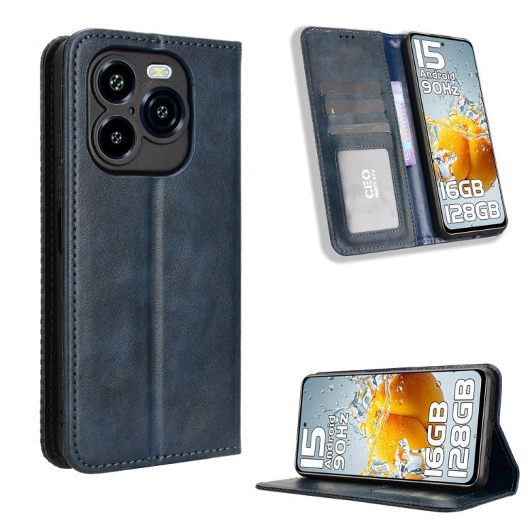 Magnetic Buckle Retro Texture Leather Phone Case, For Oukitel C17 4G 2026, For Oukitel C26, For Oukitel C68, For Oukitel C62 / C62 Pro, For Oukitel C69, For Oukitel C59 / C59 Pro, For Oukitel C1 / C1 Pro, For Oukitel C60 / C60 Pro                      ...