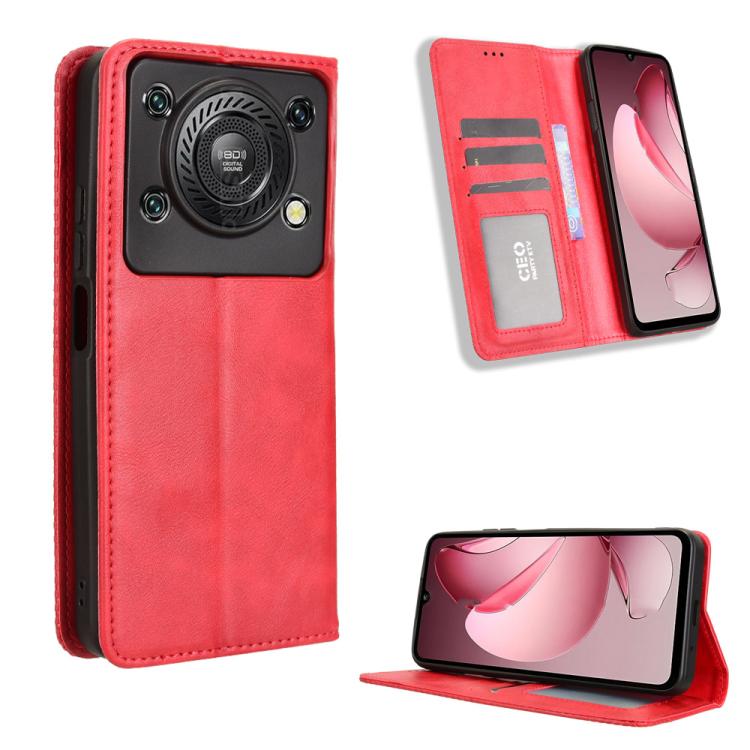Magnetic Buckle Retro Texture Leather Phone Case, For Oukitel C17 4G 2026, For Oukitel C26, For Oukitel C68, For Oukitel C62 / C62 Pro, For Oukitel C69, For Oukitel C59 / C59 Pro, For Oukitel C1 / C1 Pro, For Oukitel C60 / C60 Pro                      ...