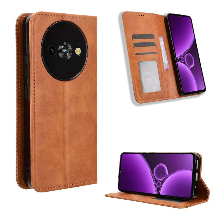 Magnetic Buckle Retro Texture Leather Phone Case, For Oukitel C17 4G 2026, For Oukitel C26, For Oukitel C68, For Oukitel C62 / C62 Pro, For Oukitel C69, For Oukitel C59 / C59 Pro, For Oukitel C1 / C1 Pro, For Oukitel C60 / C60 Pro                      ...