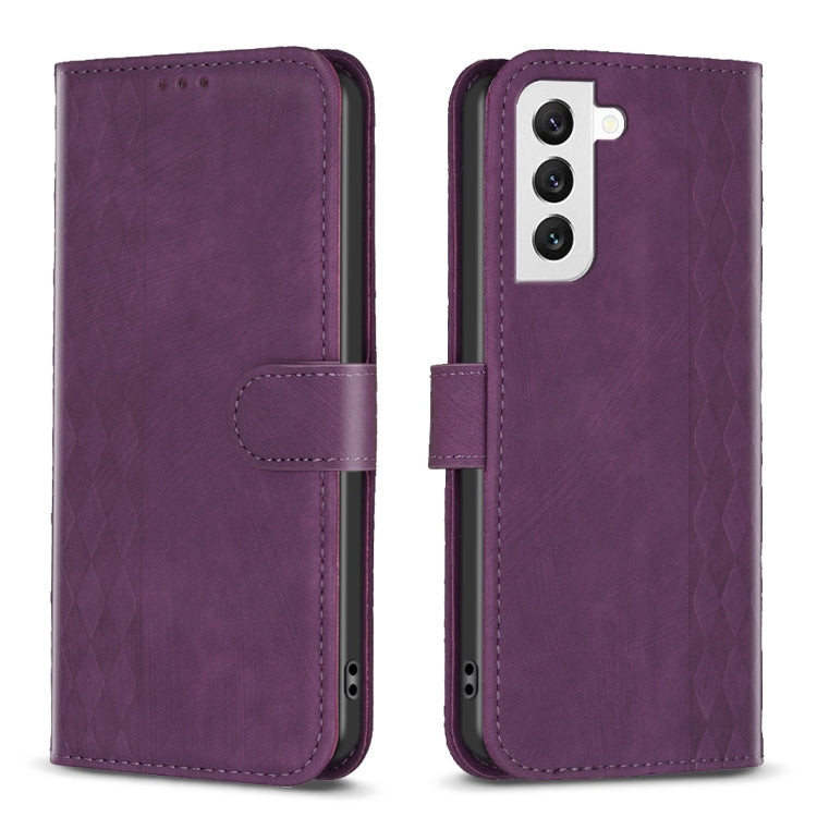 Plaid Embossed Leather Phone Case, For Samsung Galaxy S23 Ultra 5G, For Samsung Galaxy S22 5G, For Samsung Galaxy S22+ 5G, For Samsung Galaxy S22 Ultra 5G, For Samsung Galaxy S21 5G, For Samsung Galaxy S21+ 5G, For Samsung Galaxy S21 Ultra 5G          ...