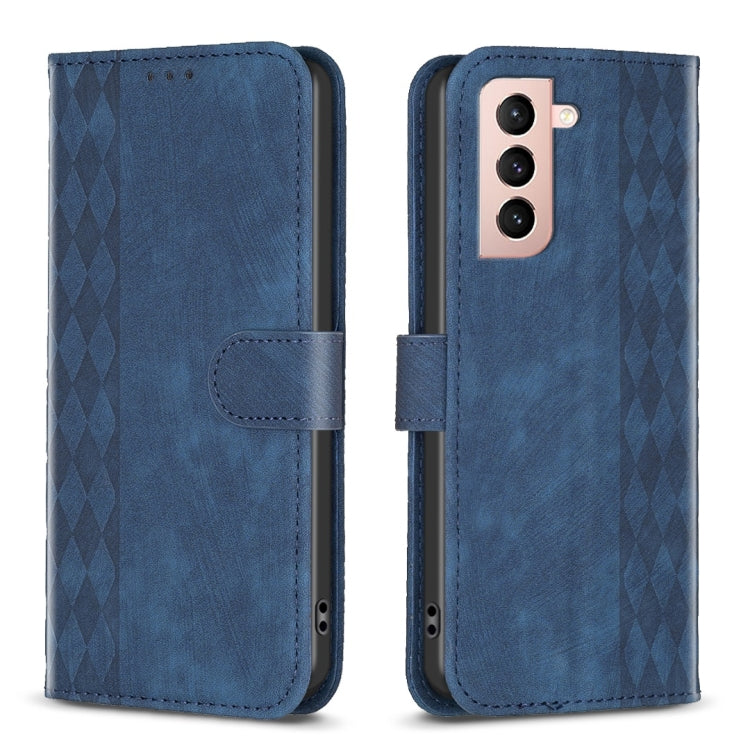 Plaid Embossed Leather Phone Case, For Samsung Galaxy S23 Ultra 5G, For Samsung Galaxy S22 5G, For Samsung Galaxy S22+ 5G, For Samsung Galaxy S22 Ultra 5G, For Samsung Galaxy S21 5G, For Samsung Galaxy S21+ 5G, For Samsung Galaxy S21 Ultra 5G          ...