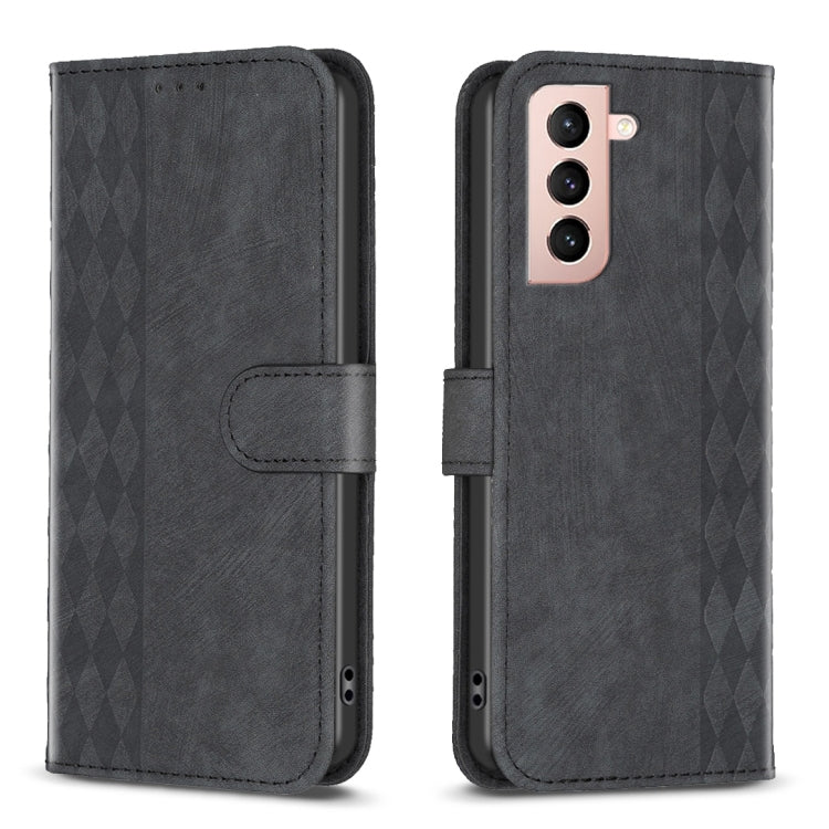 Plaid Embossed Leather Phone Case, For Samsung Galaxy S23 Ultra 5G, For Samsung Galaxy S22 5G, For Samsung Galaxy S22+ 5G, For Samsung Galaxy S22 Ultra 5G, For Samsung Galaxy S21 5G, For Samsung Galaxy S21+ 5G, For Samsung Galaxy S21 Ultra 5G          ...