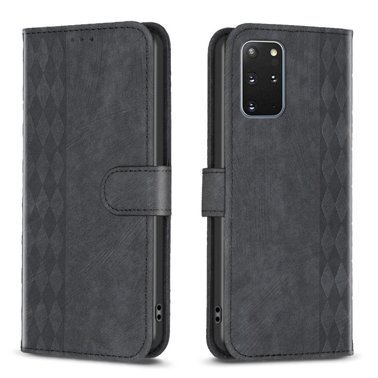 Plaid Embossed Leather Phone Case, For Samsung Galaxy S20+, For Samsung Galaxy S20 FE, For Samsung Galaxy S20 Ultra, For Samsung Galaxy A03s / A02s, For Samsung Galaxy A12, For Samsung Galaxy A13 4G/5G, For Samsung Galaxy A14 4G/5G                     ...