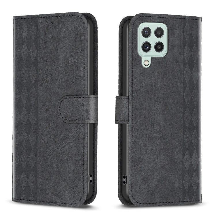 Plaid Embossed Leather Phone Case, For Samsung Galaxy S20+, For Samsung Galaxy S20 FE, For Samsung Galaxy S20 Ultra, For Samsung Galaxy A03s / A02s, For Samsung Galaxy A12, For Samsung Galaxy A13 4G/5G, For Samsung Galaxy A14 4G/5G                     ...
