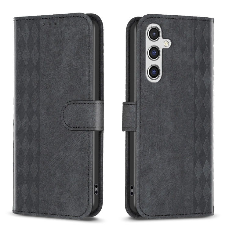 Plaid Embossed Leather Phone Case, For Samsung Galaxy S20+, For Samsung Galaxy S20 FE, For Samsung Galaxy S20 Ultra, For Samsung Galaxy A03s / A02s, For Samsung Galaxy A12, For Samsung Galaxy A13 4G/5G, For Samsung Galaxy A14 4G/5G                     ...