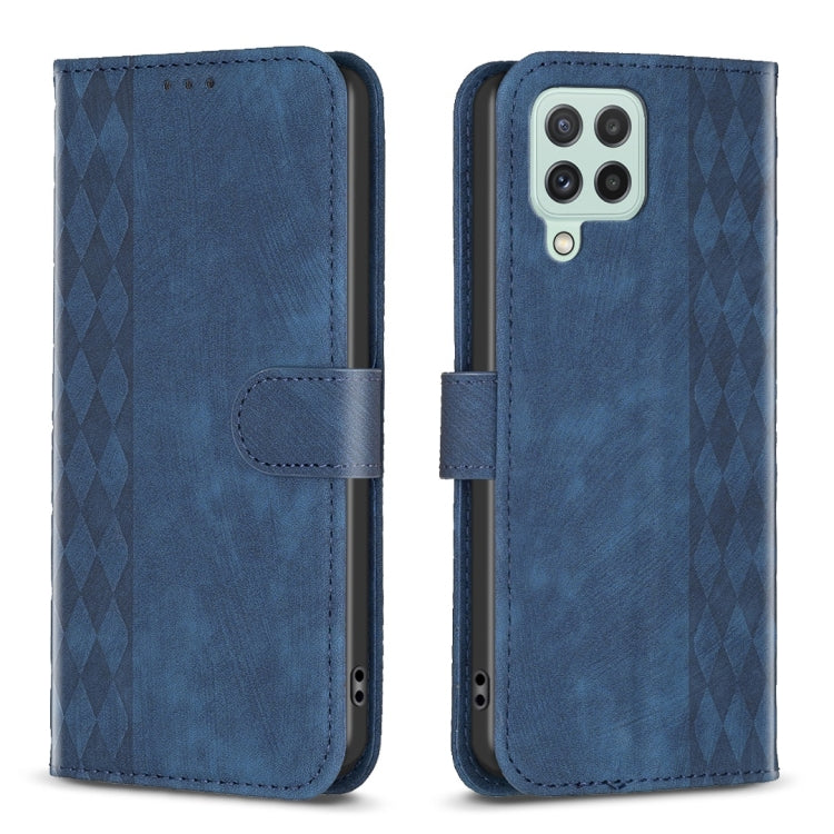 Plaid Embossed Leather Phone Case, For Samsung Galaxy S20+, For Samsung Galaxy S20 FE, For Samsung Galaxy S20 Ultra, For Samsung Galaxy A03s / A02s, For Samsung Galaxy A12, For Samsung Galaxy A13 4G/5G, For Samsung Galaxy A14 4G/5G                     ...