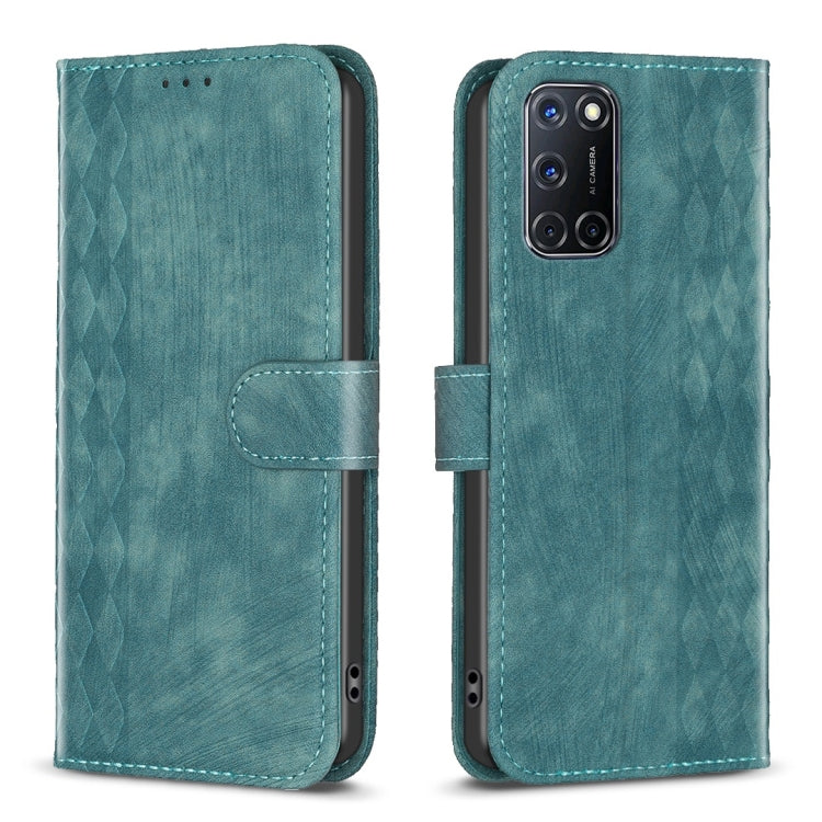 Plaid Embossed Leather Phone Case, For Samsung Galaxy A52 4G/5G, For Samsung Galaxy A53, For Samsung Galaxy A54, For Samsung Galaxy A71 4G, For Samsung Galaxy A72 4G/5G, For Samsung Galaxy A73