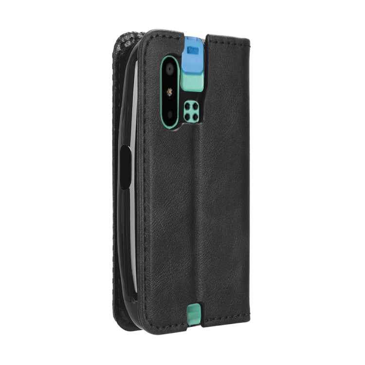 Magnetic Buckle Retro Texture Leather Phone Case, For Sharp Mamorino6