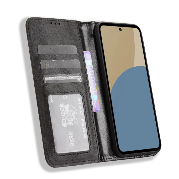 Magnetic Buckle Retro Texture Leather Phone Case, For Sharp Aquos Sense10, For Sharp Aquos R10, For Sharp Aquos wish5, For Sharp Basio Active3, For Sharp Aquos Sense9, For Sharp Aquos R9 Pro, For Sharp Aquos wish4, For Sharp Aquos R9                   ...