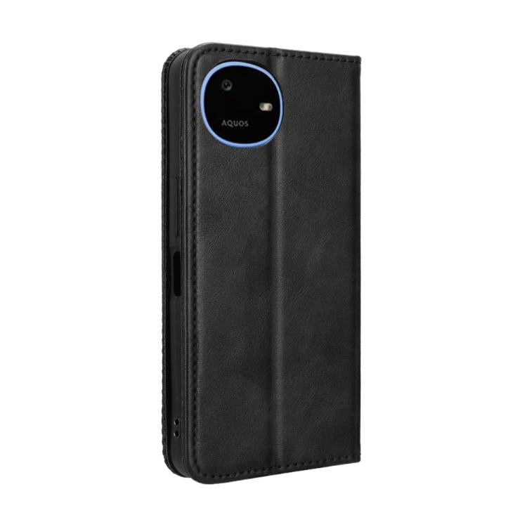 Magnetic Buckle Retro Texture Leather Phone Case, For Sharp Aquos wish6, For Sharp Aquos R11, For Sharp Aquos Sense10, For Sharp Aquos R10, For Sharp Aquos wish5, For Sharp Basio Active3, For Sharp Aquos Sense9, For Sharp Aquos R9 Pro                  ...