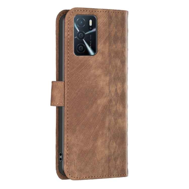Plaid Embossed Leather Phone Case, For OPPO A16 / A16s / A54s / A55, For OPPO A74 4G / F19 4G, For OPPO A74 5G / A93 5G / A54 5G, For OPPO A94 4G / Reno5 F / F19 Pro, For OPPO A94 5G / F19 Pro+ 5G, For OPPO A96 5G / Reno7 Z, For OPPO Find X6�����������...