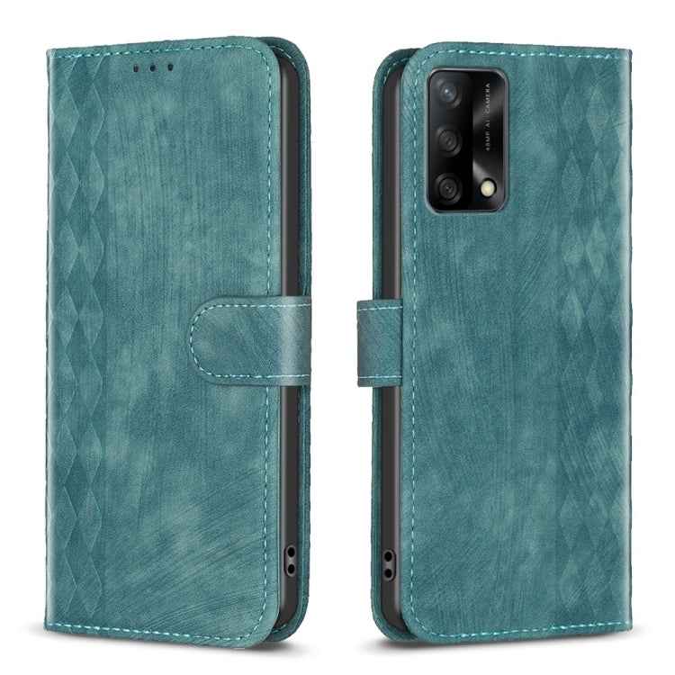 Plaid Embossed Leather Phone Case, For OPPO A16 / A16s / A54s / A55, For OPPO A74 4G / F19 4G, For OPPO A74 5G / A93 5G / A54 5G, For OPPO A94 4G / Reno5 F / F19 Pro, For OPPO A94 5G / F19 Pro+ 5G, For OPPO A96 5G / Reno7 Z, For OPPO Find X6�����������...
