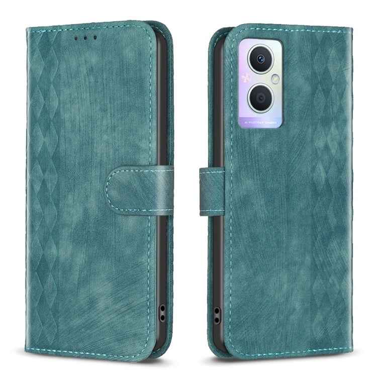 Plaid Embossed Leather Phone Case, For OPPO A16 / A16s / A54s / A55, For OPPO A74 4G / F19 4G, For OPPO A74 5G / A93 5G / A54 5G, For OPPO A94 4G / Reno5 F / F19 Pro, For OPPO A94 5G / F19 Pro+ 5G, For OPPO A96 5G / Reno7 Z, For OPPO Find X6�����������...