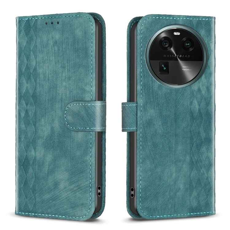 Plaid Embossed Leather Phone Case, For OPPO A16 / A16s / A54s / A55, For OPPO A74 4G / F19 4G, For OPPO A74 5G / A93 5G / A54 5G, For OPPO A94 4G / Reno5 F / F19 Pro, For OPPO A94 5G / F19 Pro+ 5G, For OPPO A96 5G / Reno7 Z, For OPPO Find X6�����������...