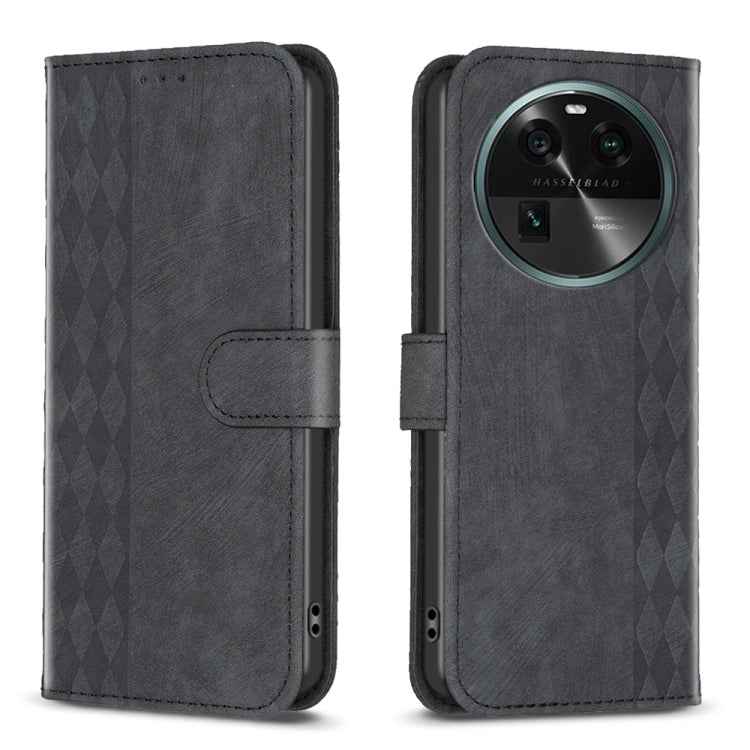 Plaid Embossed Leather Phone Case, For OPPO A16 / A16s / A54s / A55, For OPPO A74 4G / F19 4G, For OPPO A74 5G / A93 5G / A54 5G, For OPPO A94 4G / Reno5 F / F19 Pro, For OPPO A94 5G / F19 Pro+ 5G, For OPPO A96 5G / Reno7 Z, For OPPO Find X6�����������...