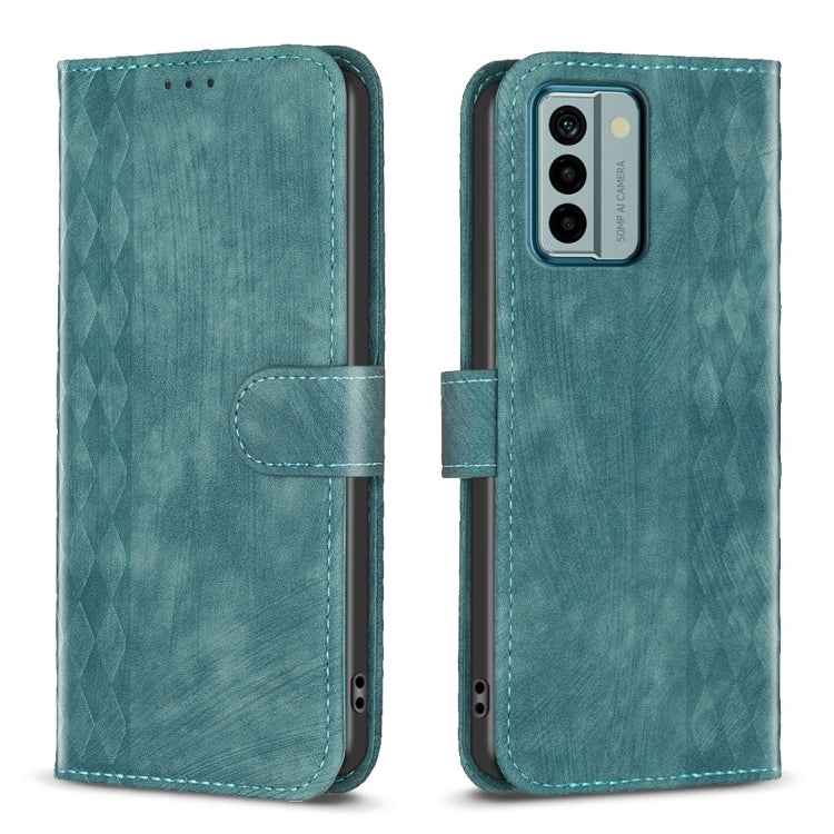 Plaid Embossed Leather Phone Case, For Nokia C12, For Nokia G42/G310, For Nokia C22, For Nokia C32, For Nokia G21 / G11, For Nokia G22