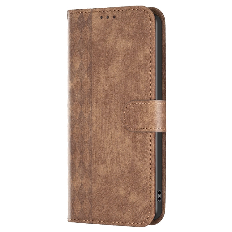 Plaid Embossed Leather Phone Case, For Nokia C12, For Nokia G42/G310, For Nokia C22, For Nokia C32, For Nokia G21 / G11, For Nokia G22