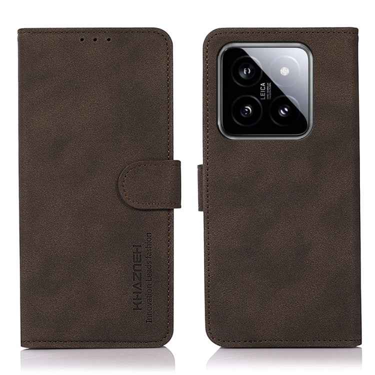 KHAZNEH Matte Texture Leather Phone Case, For Xiaomi Poco F6 / Redmi Turbo 3, For Xiaomi Poco F6 Pro, For Xiaomi Redmi K70 5G / K70 Pro 5G, For Xiaomi Redmi A3, For Xiaomi Redmi Note 13 4G, For Xiaomi Redmi K70E / POCO X6 Pro                           ...