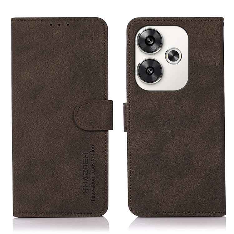 KHAZNEH Matte Texture Leather Phone Case, For Xiaomi Poco F6 / Redmi Turbo 3, For Xiaomi Poco F6 Pro, For Xiaomi Redmi K70 5G / K70 Pro 5G, For Xiaomi Redmi A3, For Xiaomi Redmi Note 13 4G, For Xiaomi Redmi K70E / POCO X6 Pro                           ...