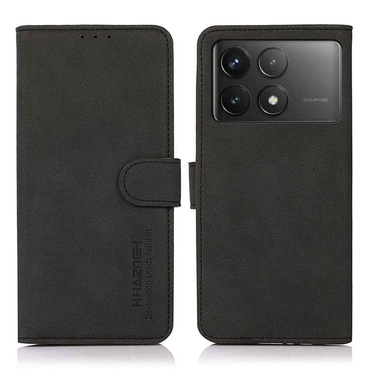 KHAZNEH Matte Texture Leather Phone Case, For Xiaomi Poco F6 / Redmi Turbo 3, For Xiaomi Poco F6 Pro, For Xiaomi Redmi K70 5G / K70 Pro 5G, For Xiaomi Redmi A3, For Xiaomi Redmi Note 13 4G, For Xiaomi Redmi K70E / POCO X6 Pro                           ...