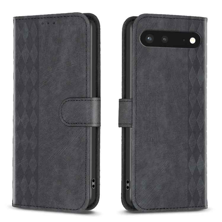 Plaid Embossed Leather Phone Case, For Google Pixel 7, For Google Pixel 7a, For Google Pixel 7 Pro, For Google Pixel 8, For Google Pixel 8 Pro