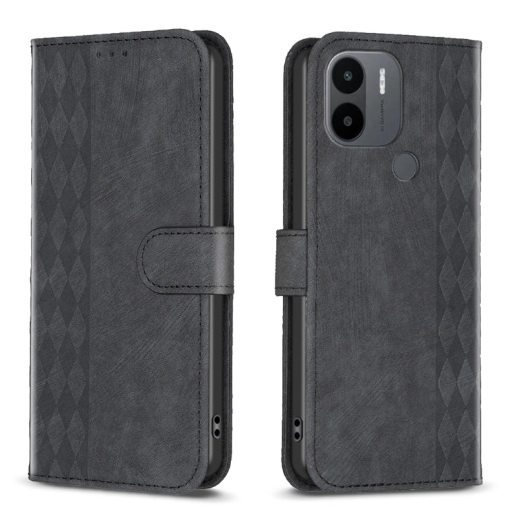 Plaid Embossed Leather Phone Case, For Xiaomi Redmi Note 12S 4G / Note 11, For Xiaomi Redmi Note 12 4G Global, For Xiaomi Civi 3 5G, For Xiaomi Redmi A1 / A1+, For Xiaomi Redmi Note 12 Pro+ Global, For Xiaomi Redmi Note 12 Pro Global                   ...