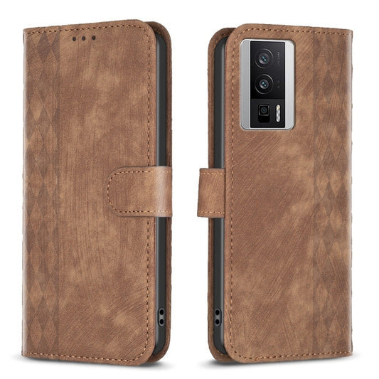 Plaid Embossed Leather Phone Case, For Xiaomi Redmi K60 / K60 Pro, For Xiaomi 13 Pro, For Xiaomi 13, For Xiaomi 12T / 12T Pro, For Xiaomi Redmi Note 11 Pro, For Xiaomi 12 Lite, For Xiaomi Redmi 10 5G / Note 11E, For Xiaomi Redmi 10C                    ...