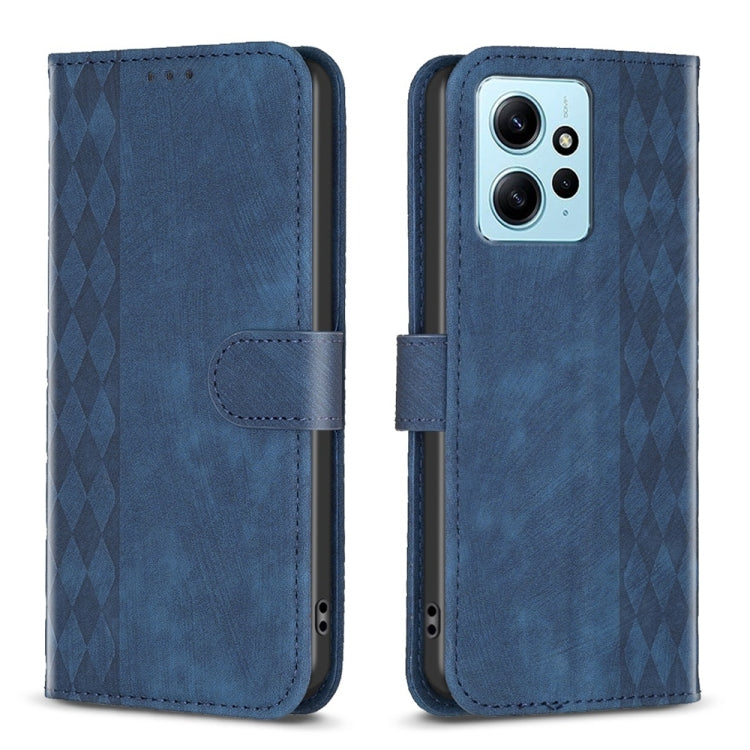 Plaid Embossed Leather Phone Case, For Xiaomi Redmi Note 12S 4G / Note 11, For Xiaomi Redmi Note 12 4G Global, For Xiaomi Civi 3 5G, For Xiaomi Redmi A1 / A1+, For Xiaomi Redmi Note 12 Pro+ Global, For Xiaomi Redmi Note 12 Pro Global                   ...