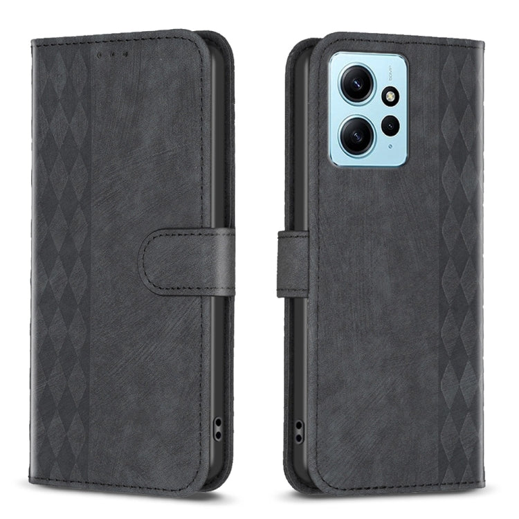 Plaid Embossed Leather Phone Case, For Xiaomi Redmi Note 12S 4G / Note 11, For Xiaomi Redmi Note 12 4G Global, For Xiaomi Civi 3 5G, For Xiaomi Redmi A1 / A1+, For Xiaomi Redmi Note 12 Pro+ Global, For Xiaomi Redmi Note 12 Pro Global                   ...