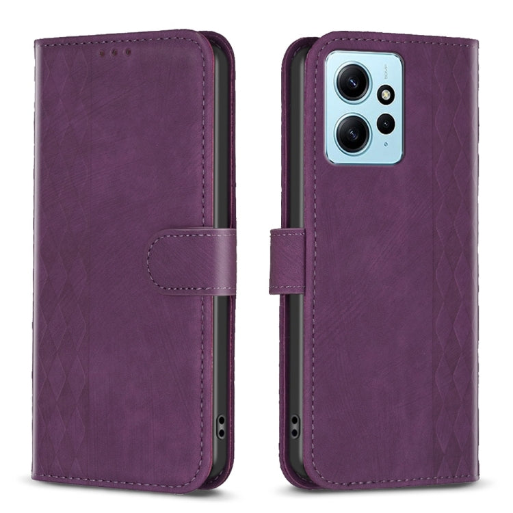Plaid Embossed Leather Phone Case, For Xiaomi Redmi Note 12S 4G / Note 11, For Xiaomi Redmi Note 12 4G Global, For Xiaomi Civi 3 5G, For Xiaomi Redmi A1 / A1+, For Xiaomi Redmi Note 12 Pro+ Global, For Xiaomi Redmi Note 12 Pro Global                   ...