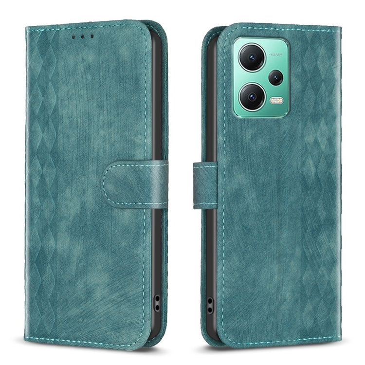 Plaid Embossed Leather Phone Case, For Xiaomi Redmi Note 12S 4G / Note 11, For Xiaomi Redmi Note 12 4G Global, For Xiaomi Civi 3 5G, For Xiaomi Redmi A1 / A1+, For Xiaomi Redmi Note 12 Pro+ Global, For Xiaomi Redmi Note 12 Pro Global                   ...