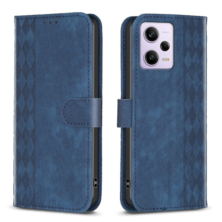 Plaid Embossed Leather Phone Case, For Xiaomi Redmi Note 12S 4G / Note 11, For Xiaomi Redmi Note 12 4G Global, For Xiaomi Civi 3 5G, For Xiaomi Redmi A1 / A1+, For Xiaomi Redmi Note 12 Pro+ Global, For Xiaomi Redmi Note 12 Pro Global                   ...