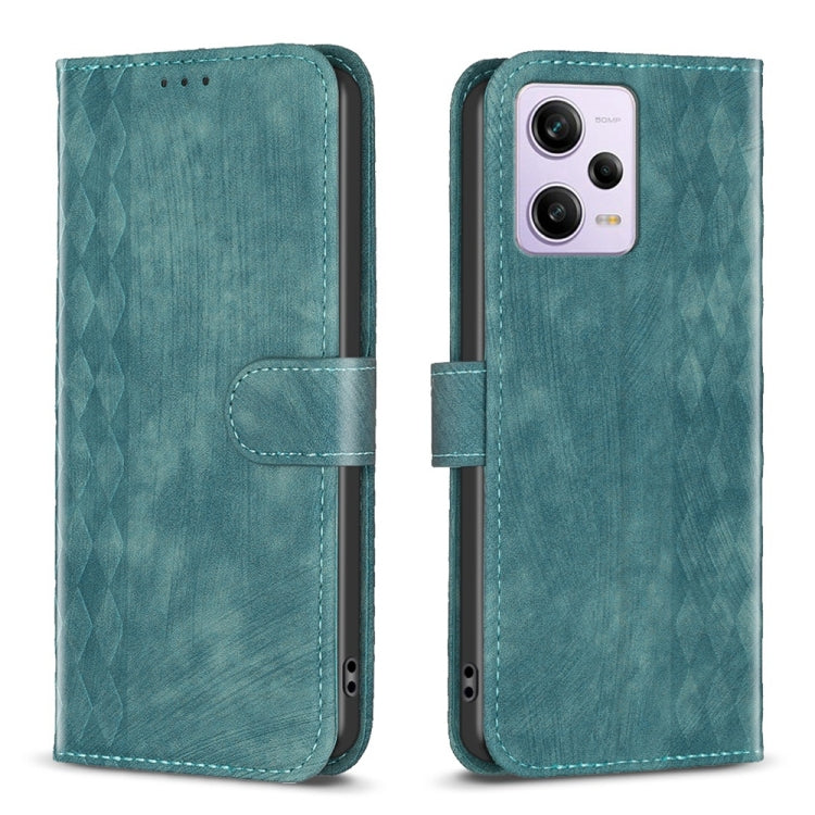 Plaid Embossed Leather Phone Case, For Xiaomi Redmi Note 12S 4G / Note 11, For Xiaomi Redmi Note 12 4G Global, For Xiaomi Civi 3 5G, For Xiaomi Redmi A1 / A1+, For Xiaomi Redmi Note 12 Pro+ Global, For Xiaomi Redmi Note 12 Pro Global                   ...